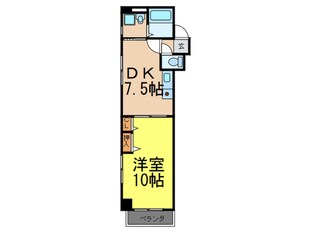 レジデンスカ－プ今池の物件間取画像